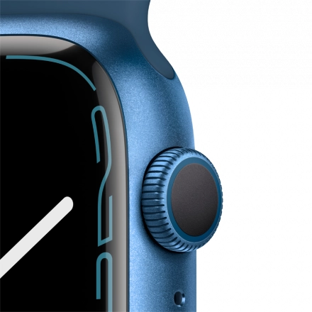 Apple Watch Series 7 GPS, 45mm, Blue, Abyss Blue Sport Band