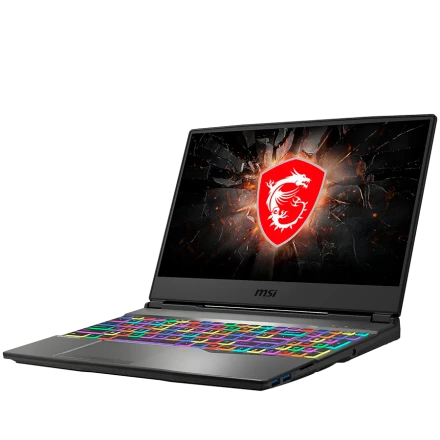 MSI, 15", Intel Core i7 10750H 10th generation, Nvidia GeForce RTX 2060, 16 GB, Black / 1TB SSD