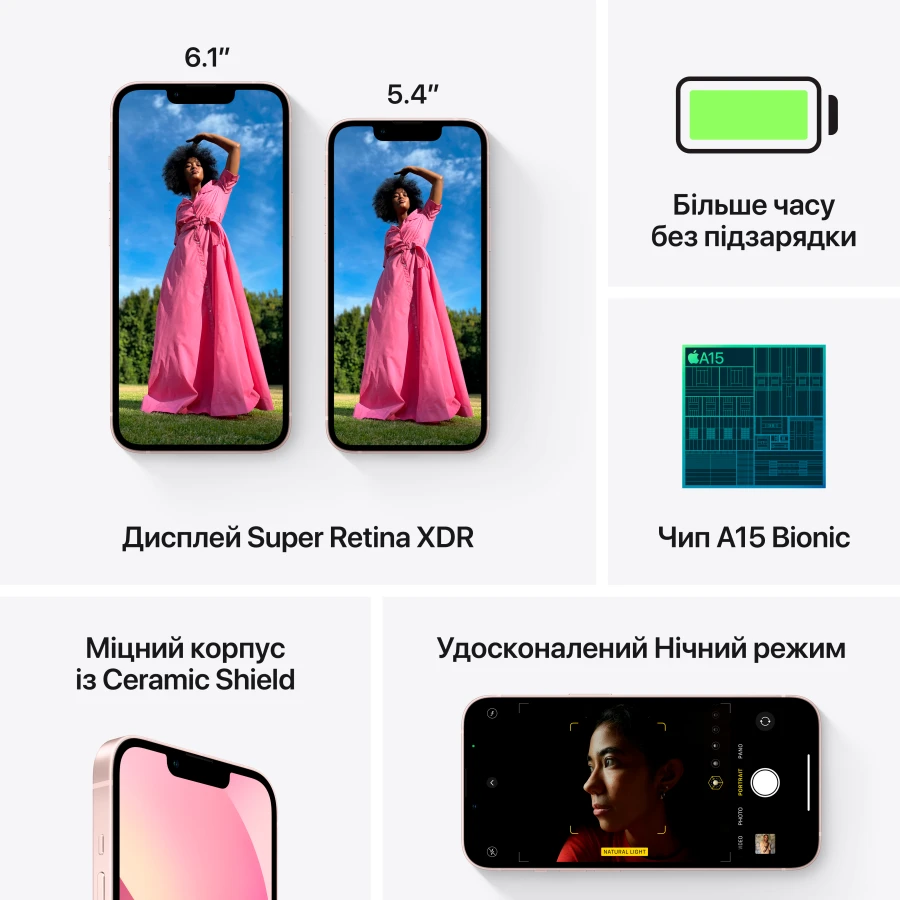 Apple iPhone 13 512 ГБ Розовый