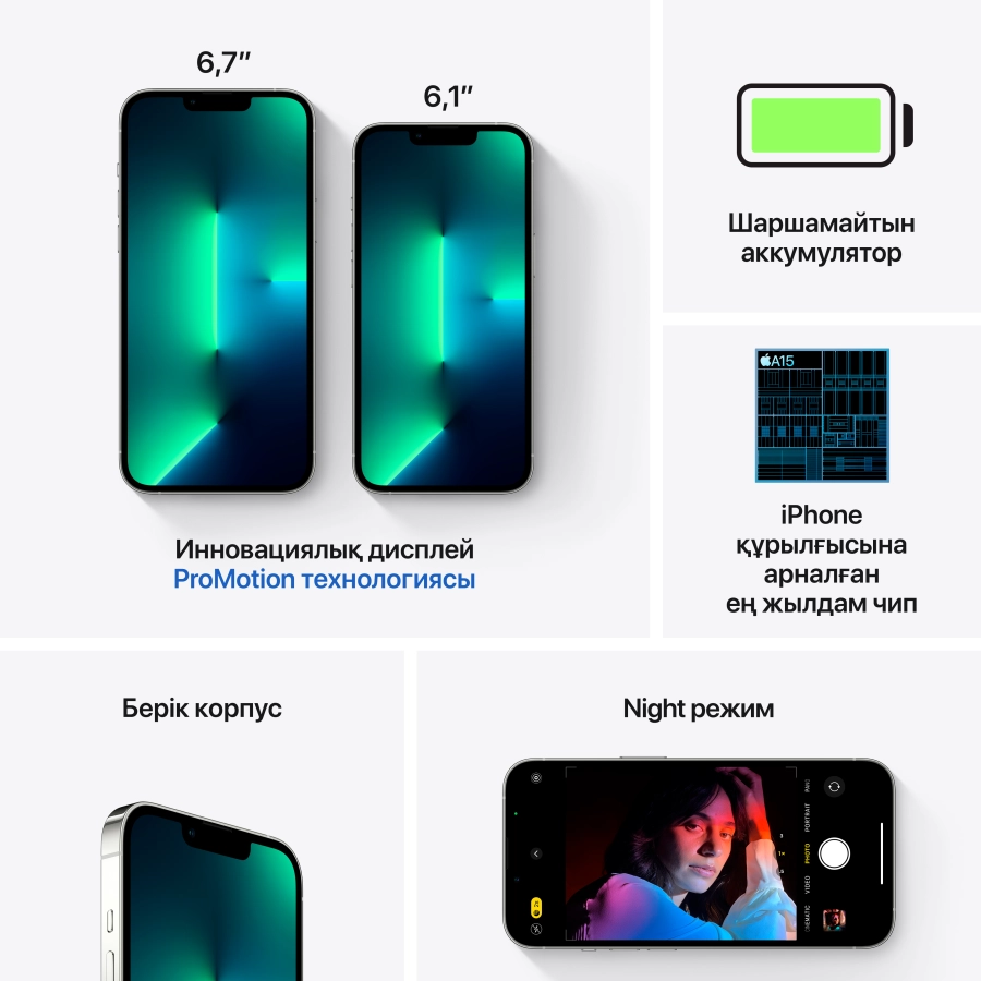 Apple iPhone 13 Pro 1 TB Серебристый