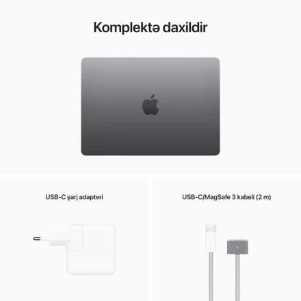 MacBook Air 13.6" Apple M2 (8C CPU/8C GPU), 8 GB, 256 GB, Space Gray