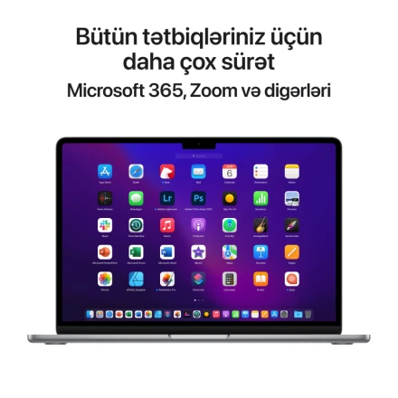 MacBook Air 13.6" Apple M2 (8C CPU/8C GPU), 8 GB, 256 GB, Space Gray