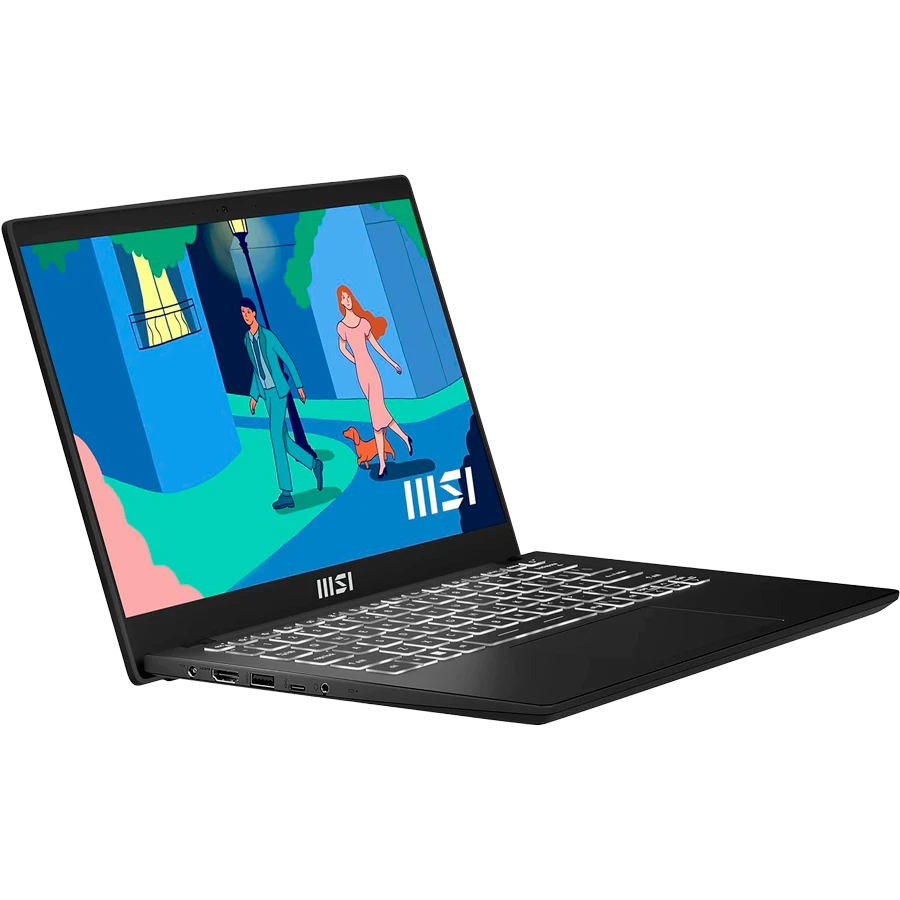 MSI Modern 14 14", Intel Core i5, 16 GB / 512 GB SSD, Black
