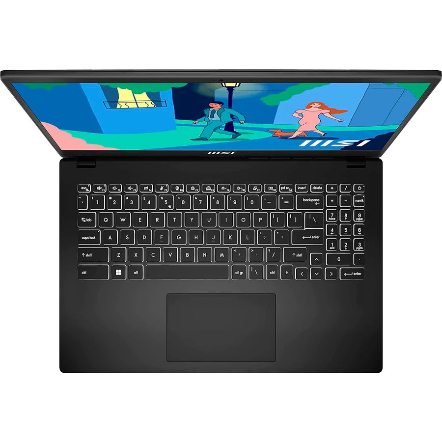 MSI Modern 15 15", Intel Core i5, 8 GB / 512 GB SSD, Black