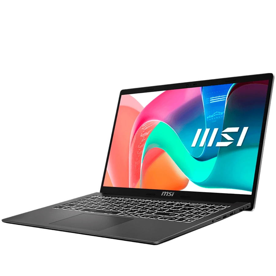 MSI Modern 15, 15" 1920x1080, Intel Core i7 1195G7, 8 GB, 512 GB, Intel Iris Xe Graphics, Carbon Gray