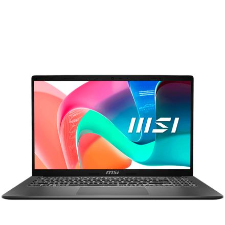MSI Modern 15, 15" 1920x1080, Intel Core i7 1195G7, 8 ГБ, 512 ГБ, Графика Intel Iris Xe, Carbon Gray