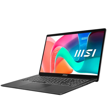 MSI Modern 15, 15" 1920x1080, Intel Core i7 1195G7, 8 GB, 512 GB, Intel Iris Xe Graphics, Carbon Gray