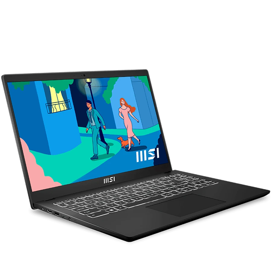 MSI Modern 15, 15", AMD Ryzen 7 7000 Series, 16 GB, Black / 512GB SSD