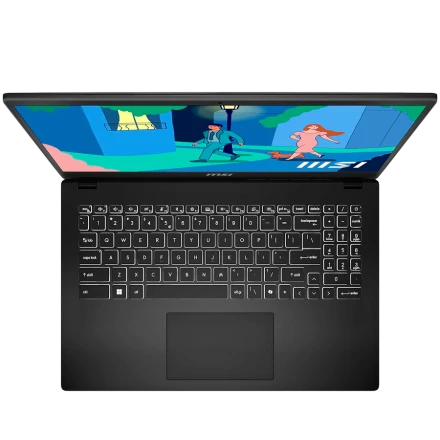 MSI Modern 15 15", AMD Ryzen 7 7000 Series, AMD Radeon, 16 GB / 512 GB SSD, Black