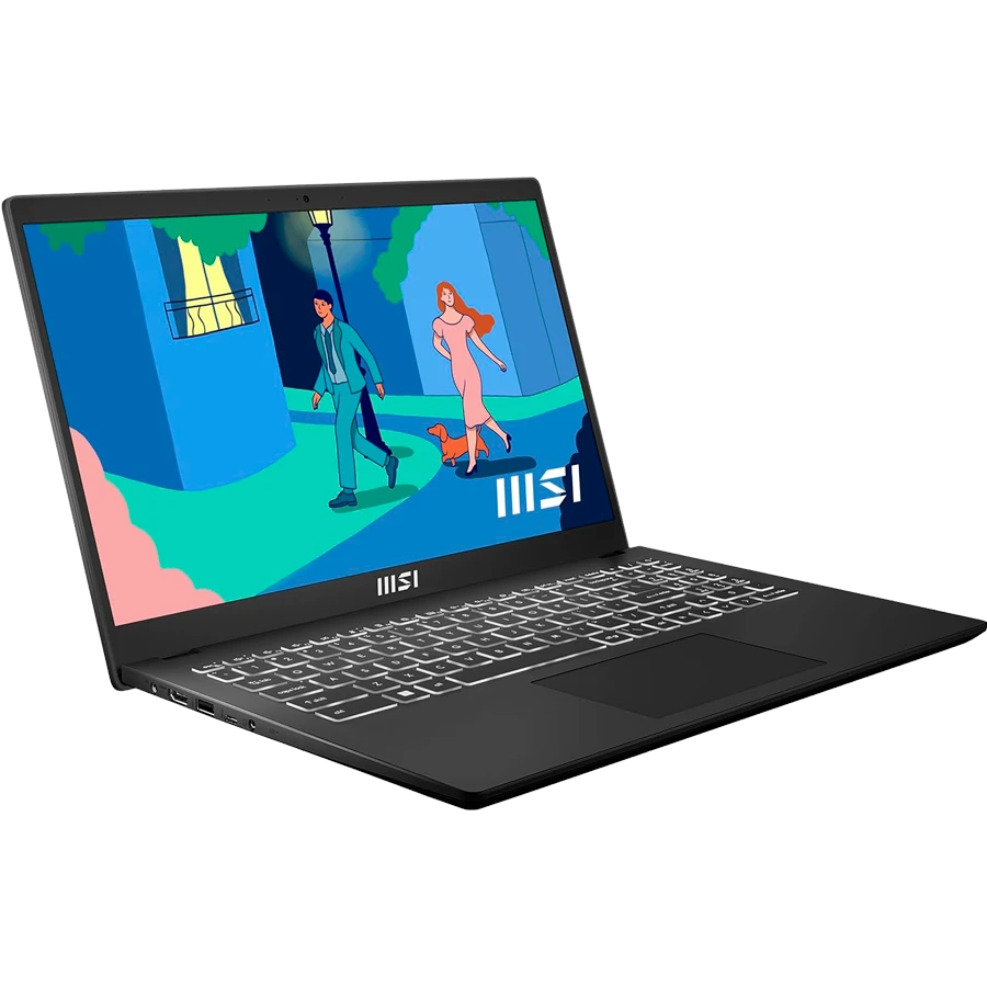 MSI Modern 15 15", Intel Core Ultra 7 Processor, 16 GB / 1 TB SSD, Black