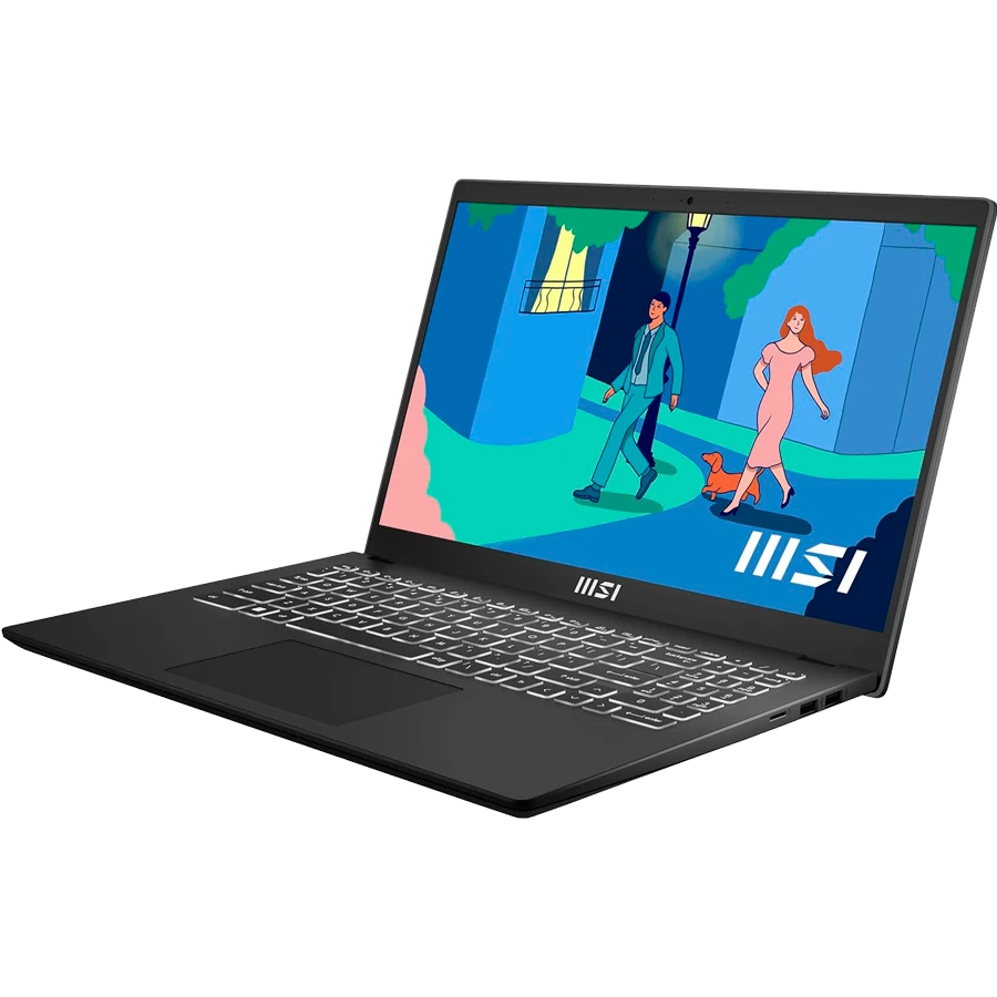 MSI Modern 15 15", Intel Core Ultra 7 Processor, 16 GB / 1 TB SSD, Black