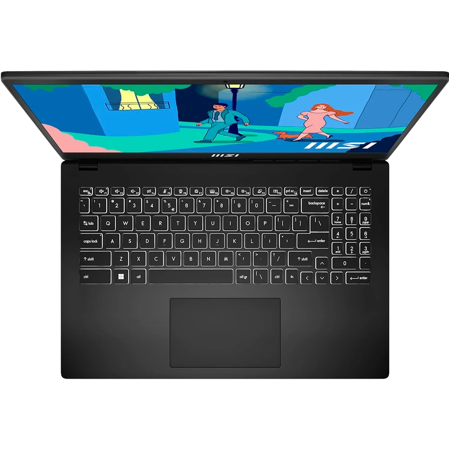 MSI Modern 15 15", Intel Core Ultra 7 Processor, 16 GB / 1 TB SSD, Black