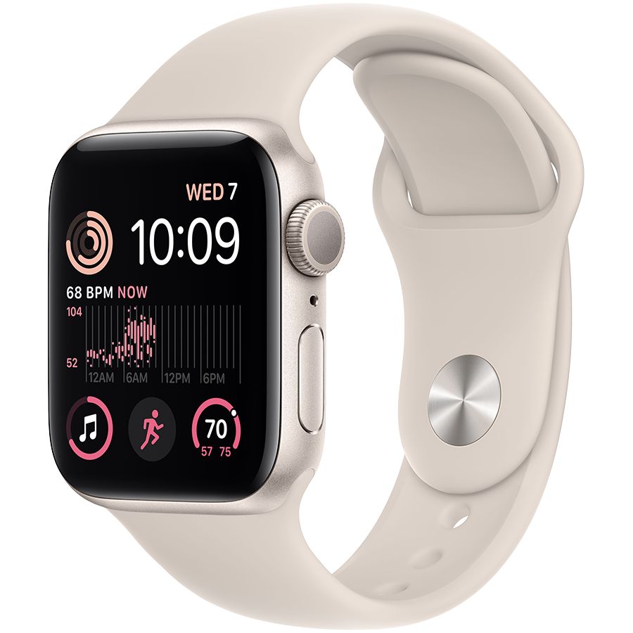 Apple Watch SE 第二世代　82% Купить Apple Watch SE GPS Gen.2, 40мм, Сияющая звезда, Спортивный
