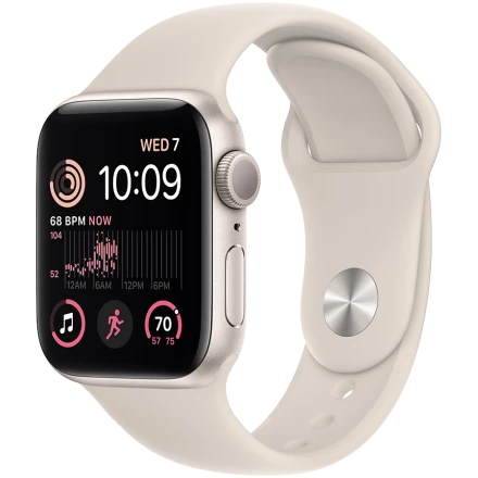 Apple Watch SE GPS Gen.2, 40mm, Starlight, Starlight Sport Band