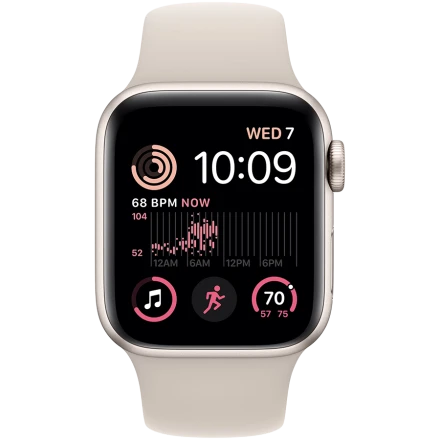 Apple Watch SE GPS Gen.2, 40mm, Starlight, Starlight Sport Band
