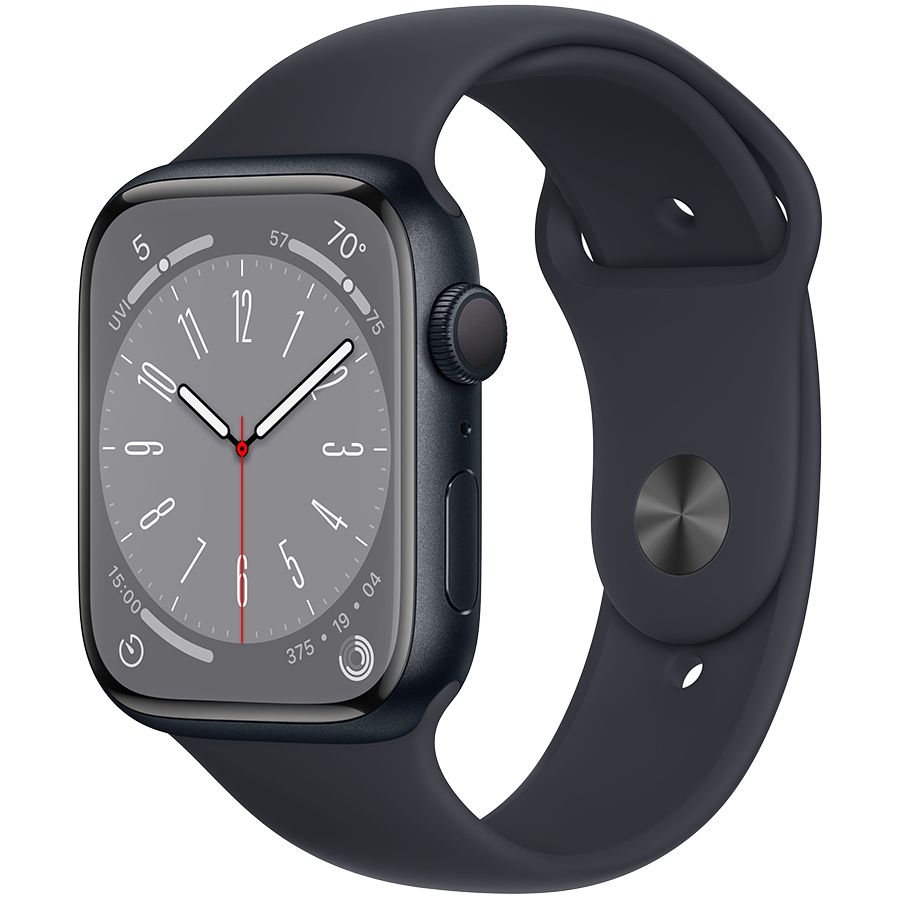 Apple Watch 本体 ブラック ジャンク Купить Apple Watch Series 8 GPS, 45мм, Тёмная ночь, Спортивный