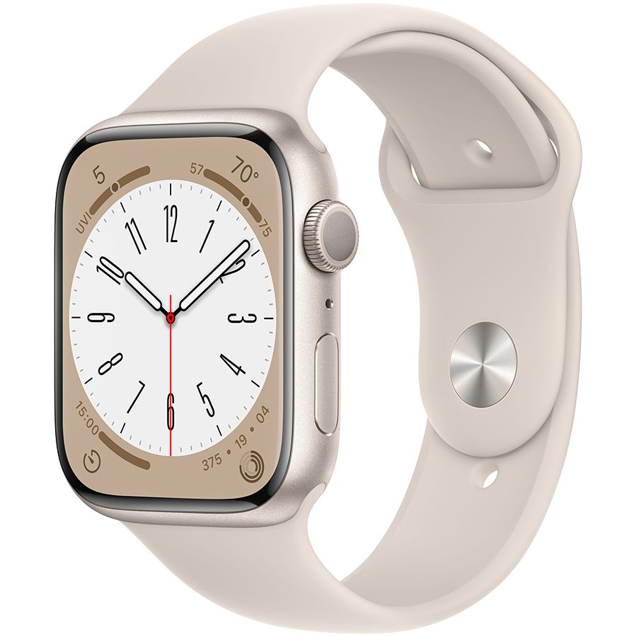 Купить Apple Watch Series 8 GPS, 45мм, Сияющая звезда, Спортивный