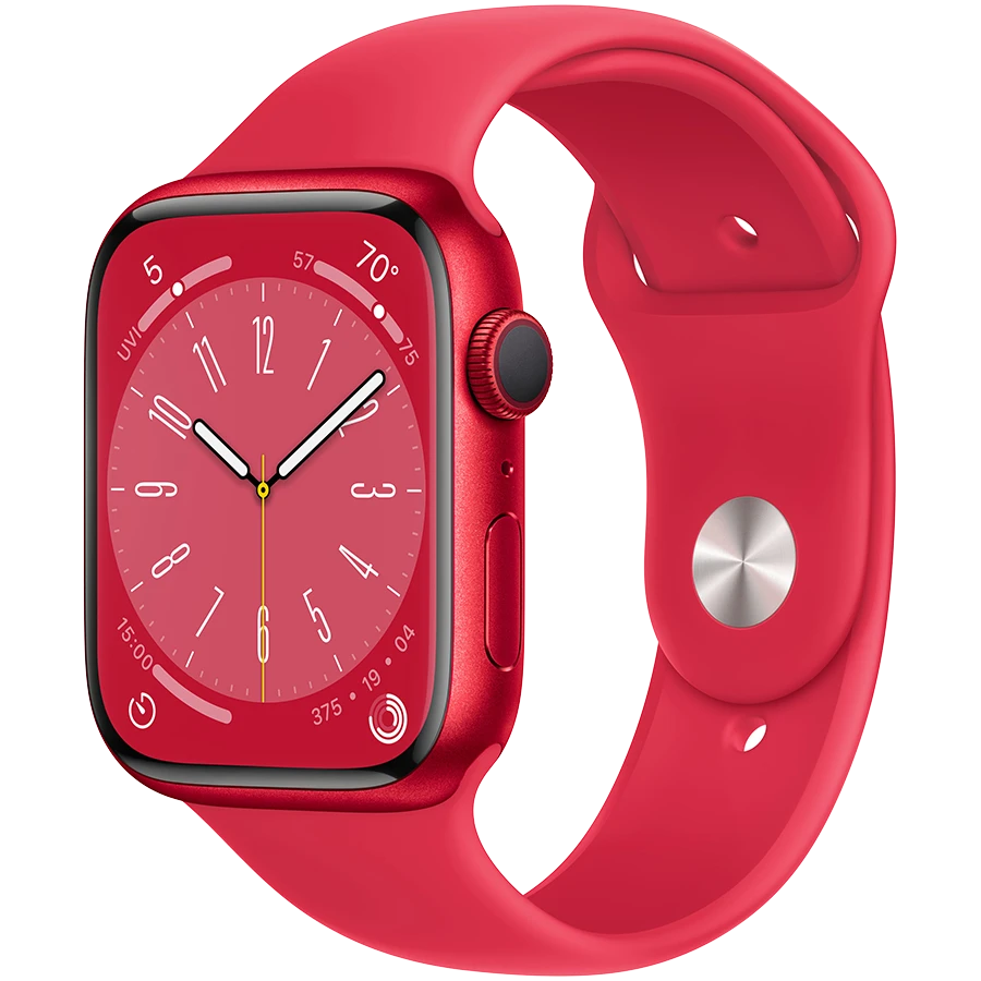 Купить Apple Watch Series 8 GPS, 45мм, (PRODUCT)RED, Спортивный
