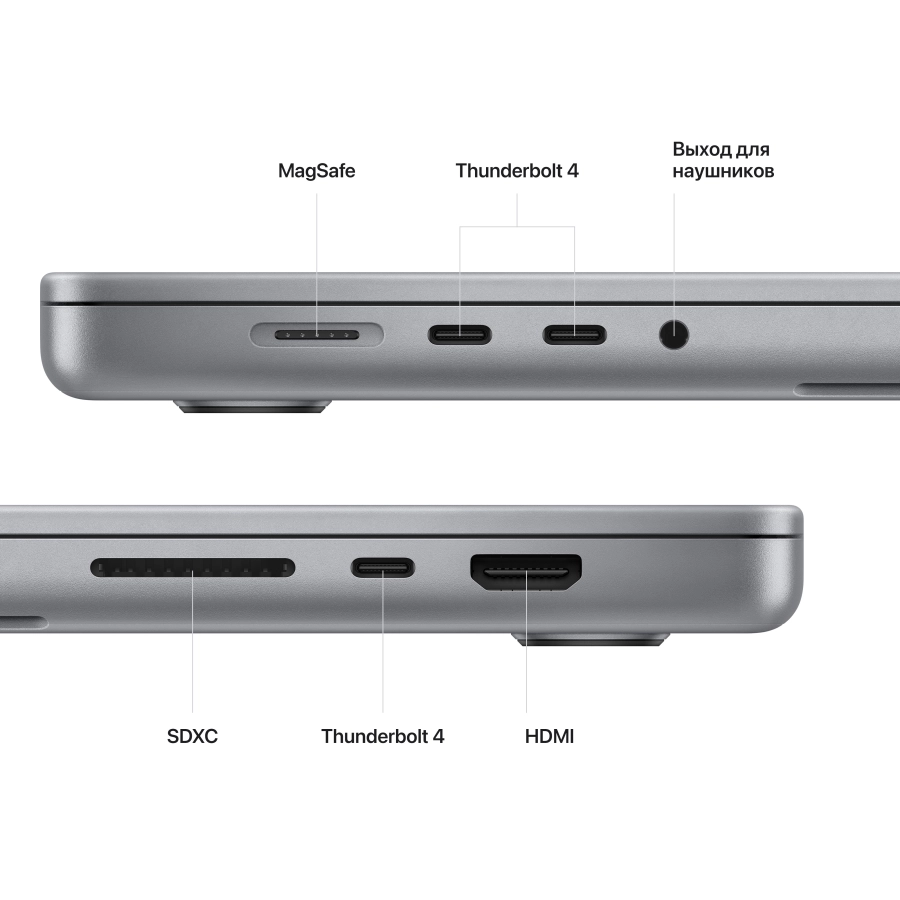 MacBook Pro 16.2" Apple M2 Pro (12C CPU/19C GPU), 16 GB, 512 GB, Space Gray