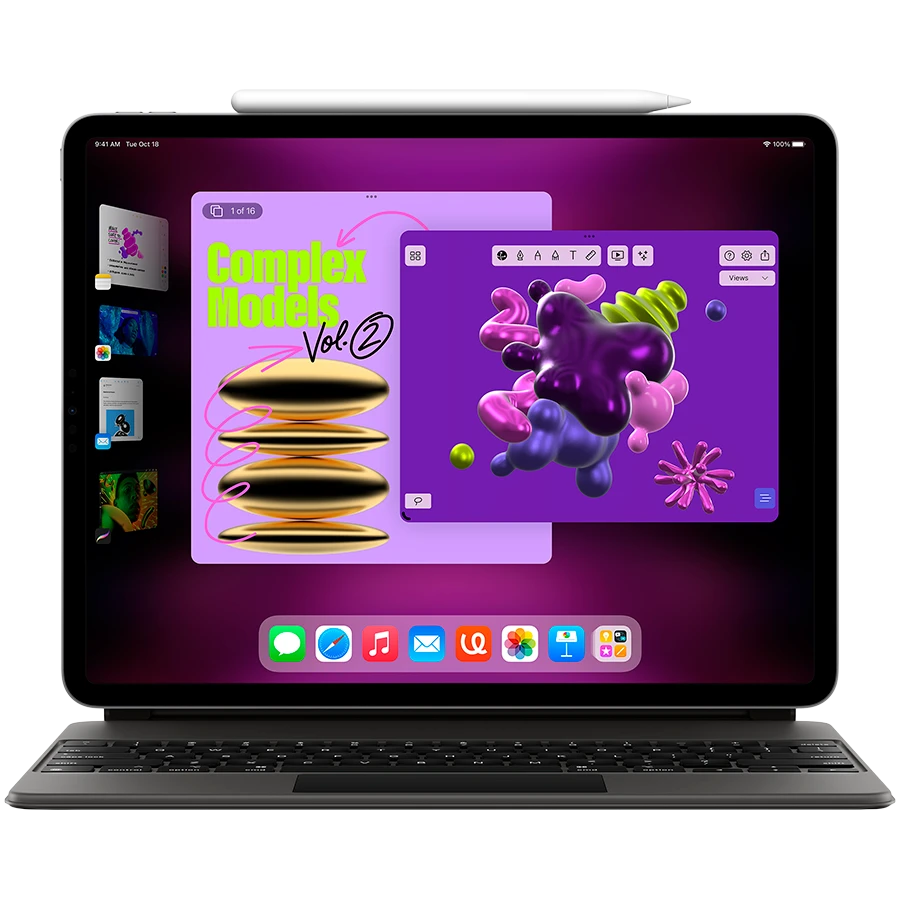 Купить iPad Pro 12.9 (6th Gen), 1 ТБ, Wi-Fi+4G, Серебристый