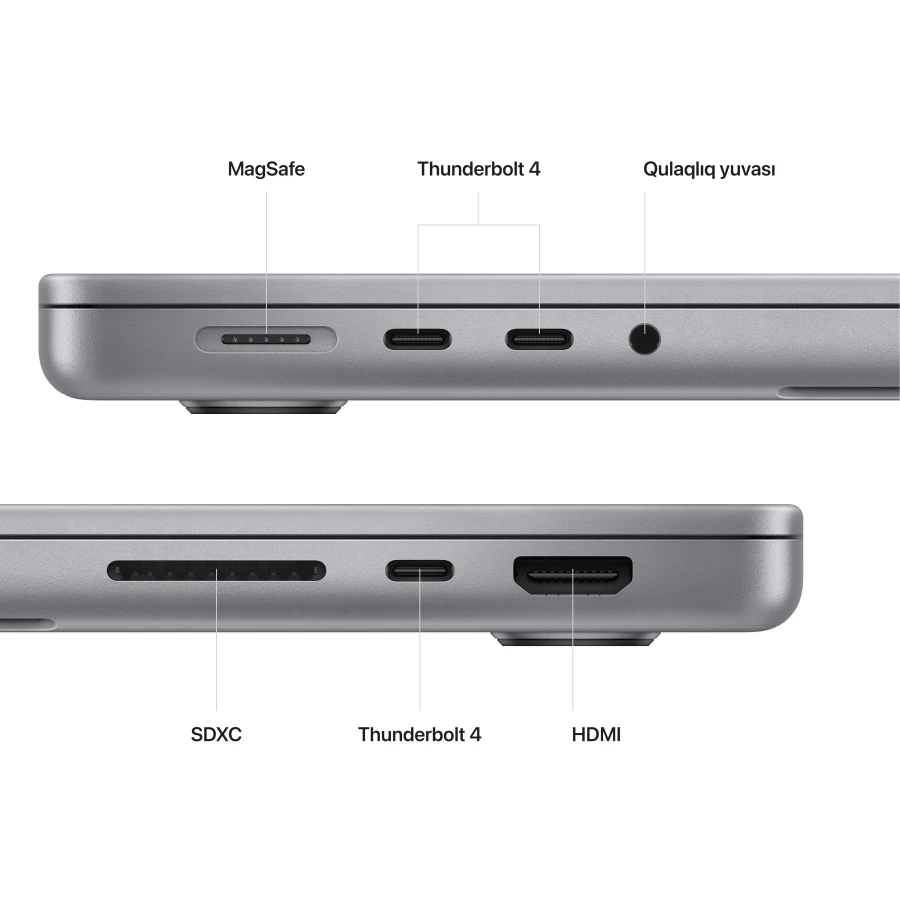 MacBook Pro 14.2" Apple M2 Pro (12C CPU/19C GPU), 16 GB, 1 TB, Space Gray