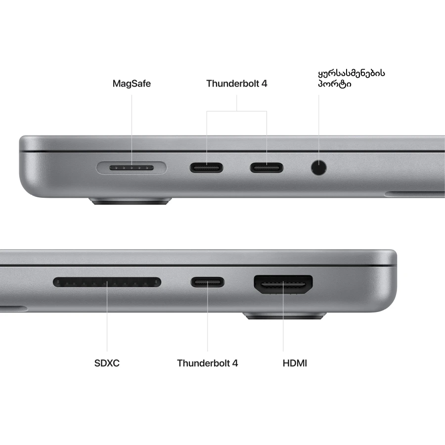MacBook Pro 14.2" Apple M2 Pro (12C CPU/19C GPU), 16 GB, 1 TB, Space Gray