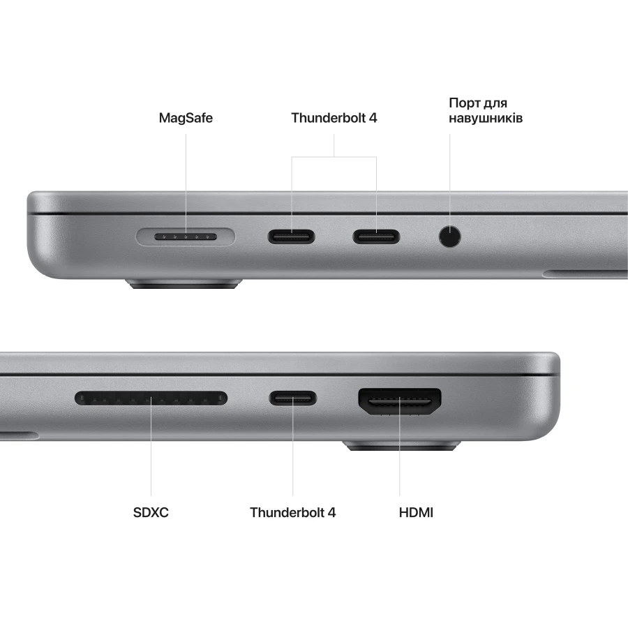 MacBook Pro 14.2" Apple M2 Pro (12C CPU/19C GPU), 16 GB, 1 TB, Space Gray