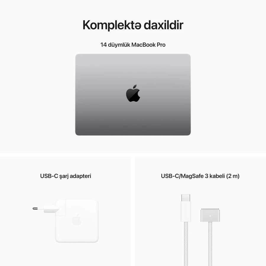 MacBook Pro 14.2" Apple M2 Pro (12C CPU/19C GPU), 16 GB, 1 TB, Space Gray