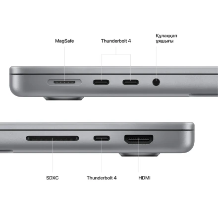 MacBook Pro 14.2" Apple M2 Pro (12C CPU/19C GPU), 16 GB, 1 TB, Space Gray