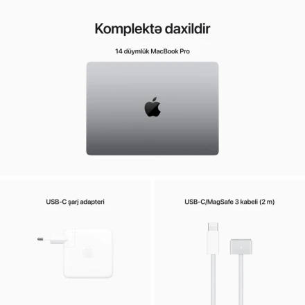 MacBook Pro 14.2" Apple M2 Pro (12C CPU/19C GPU), 16 GB, 1 TB, Space Gray