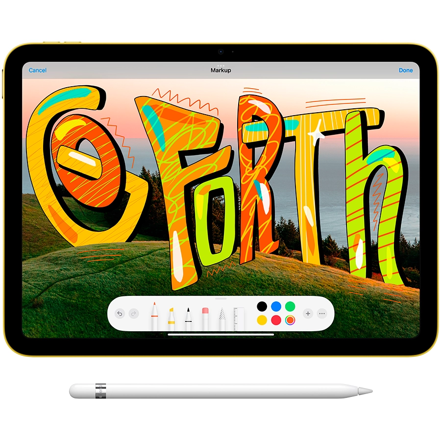 iPad 10.9 (10 Gen), 64 ГБ, Wi-Fi, Желтый