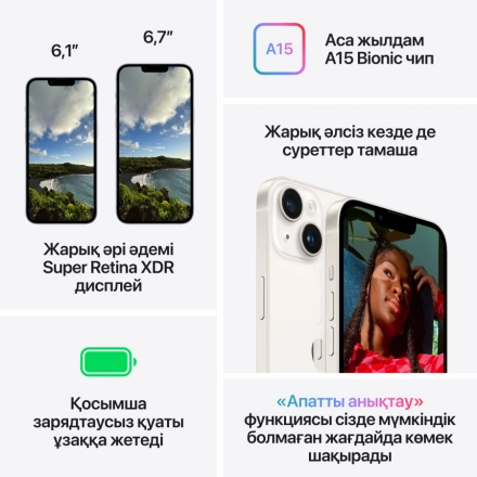 Apple iPhone 14 128 ГБ Тёмная ночь