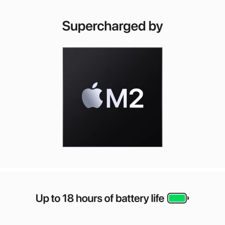 MacBook Air 15.3" Apple M2 (8C CPU/10C GPU), 8 ГБ, 256 ГБ, Серый космос