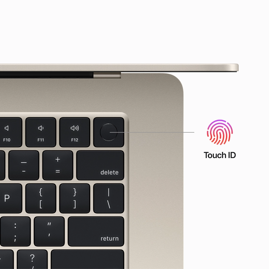 MacBook Air 15.3" Apple M2 (8C CPU/10C GPU), 8 ГБ, 256 ГБ, Сияющая звезда