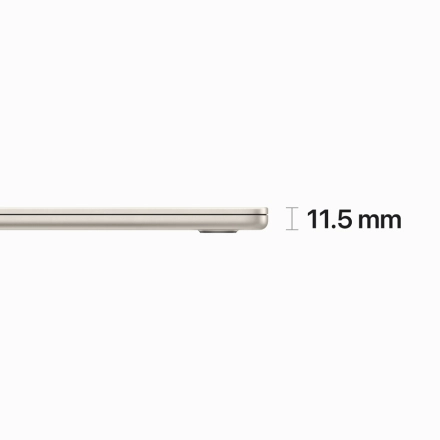 MacBook Air 15.3" Apple M2 (8C CPU/10C GPU), 8 ГБ, 256 ГБ, Сияющая звезда