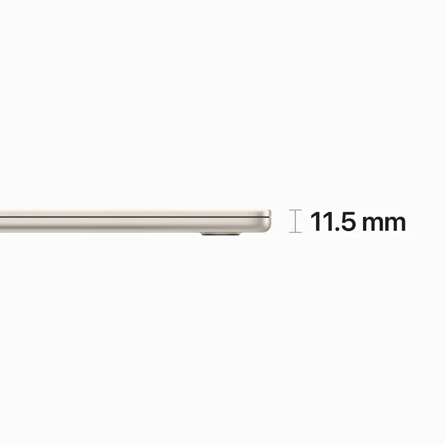 MacBook Air 15.3" Apple M2 (8C CPU/10C GPU), 8 GB, 512 GB, Starlight