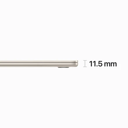 MacBook Air 15.3" Apple M2 (8C CPU/10C GPU), 8 GB, 512 GB, Starlight
