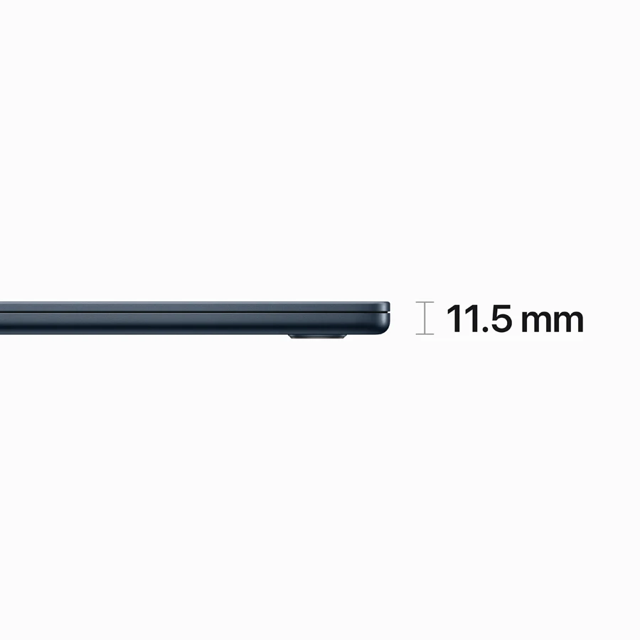 MacBook Air 15.3" Apple M2 (8C CPU/10C GPU), 8 ГБ, 256 ГБ, Тёмная ночь