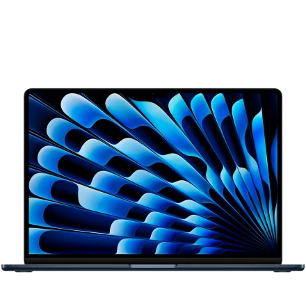 MacBook Air 15.3" Apple M2 (8C CPU/10C GPU), 8 ГБ, 256 ГБ, Тёмная ночь