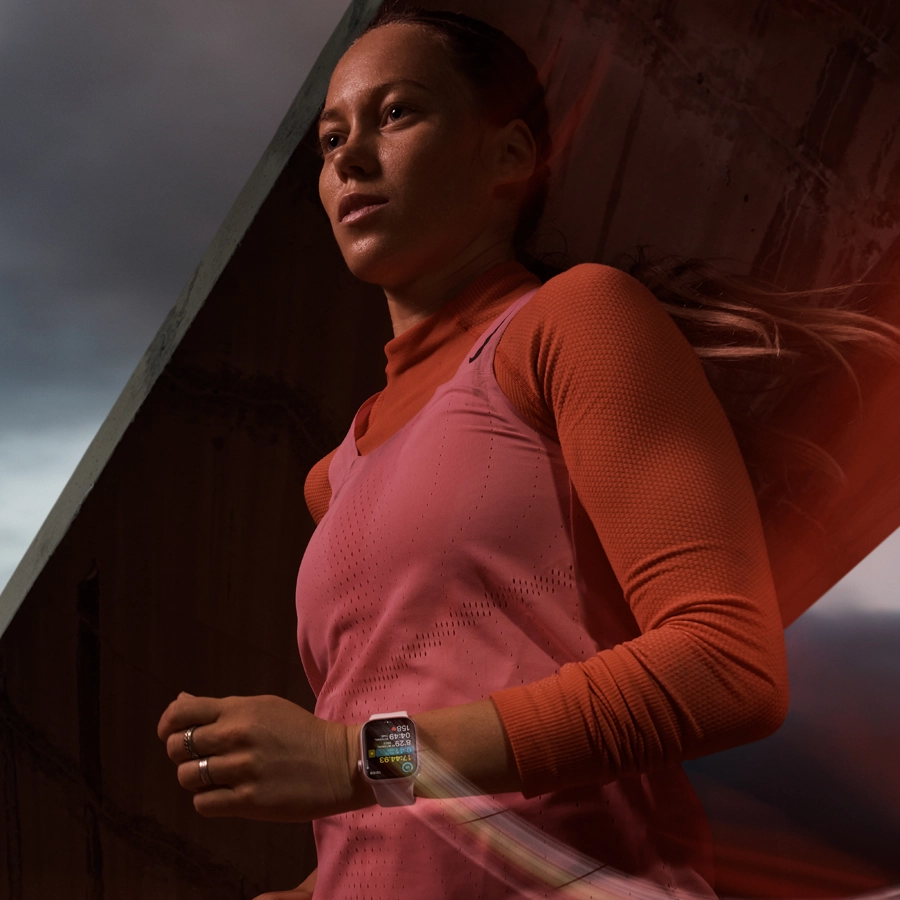 Apple Watch Series 9 GPS, 41mm, Pink, Light Pink Sport Band, M/L