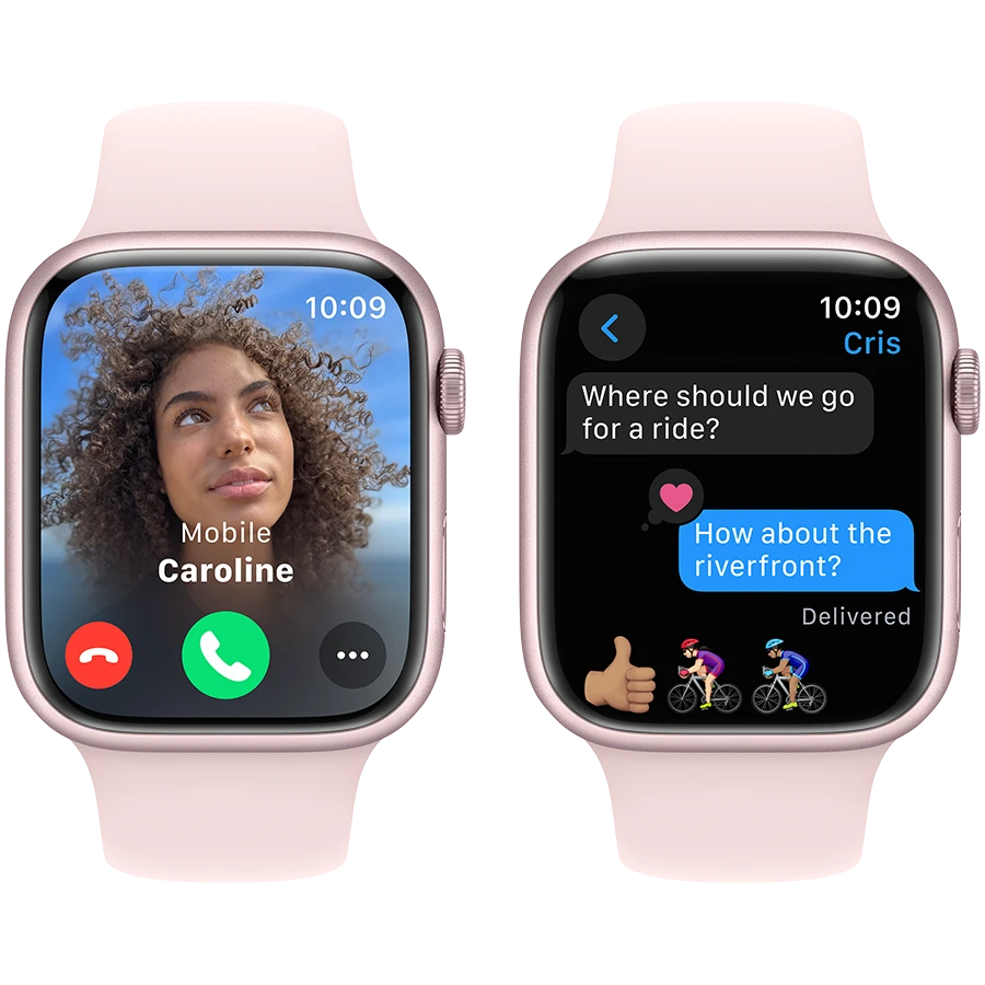 Buy Apple Watch Series 9 GPS, 45mm, Pink, Light Pink Sport Buy Apple Watch Series 9 GPS, 45mm, Pink, Light Pink Sport