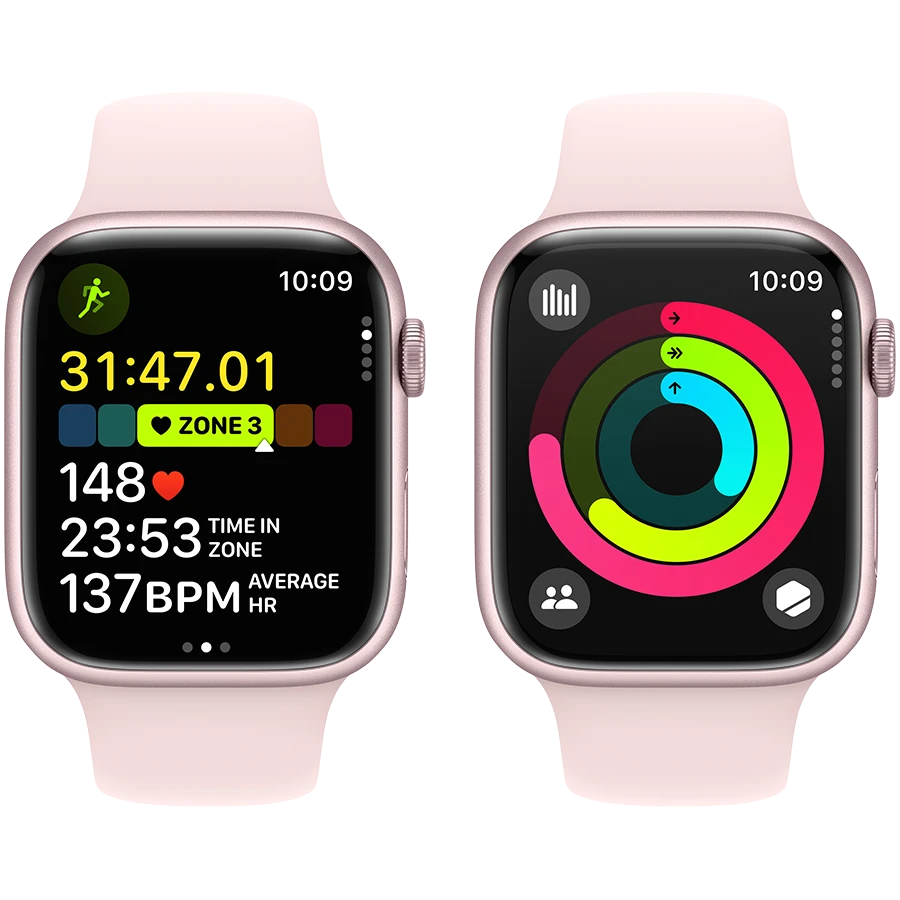 Buy Apple Watch Series 9 GPS, 45mm, Pink, Light Pink Sport Buy Apple Watch Series 9 GPS, 45mm, Pink, Light Pink Sport