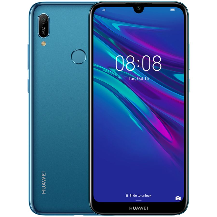 Мобільний телефон Huawei Y6 2019 2/32Gb Sapphire Blue (MRD-LX1F) Б\В