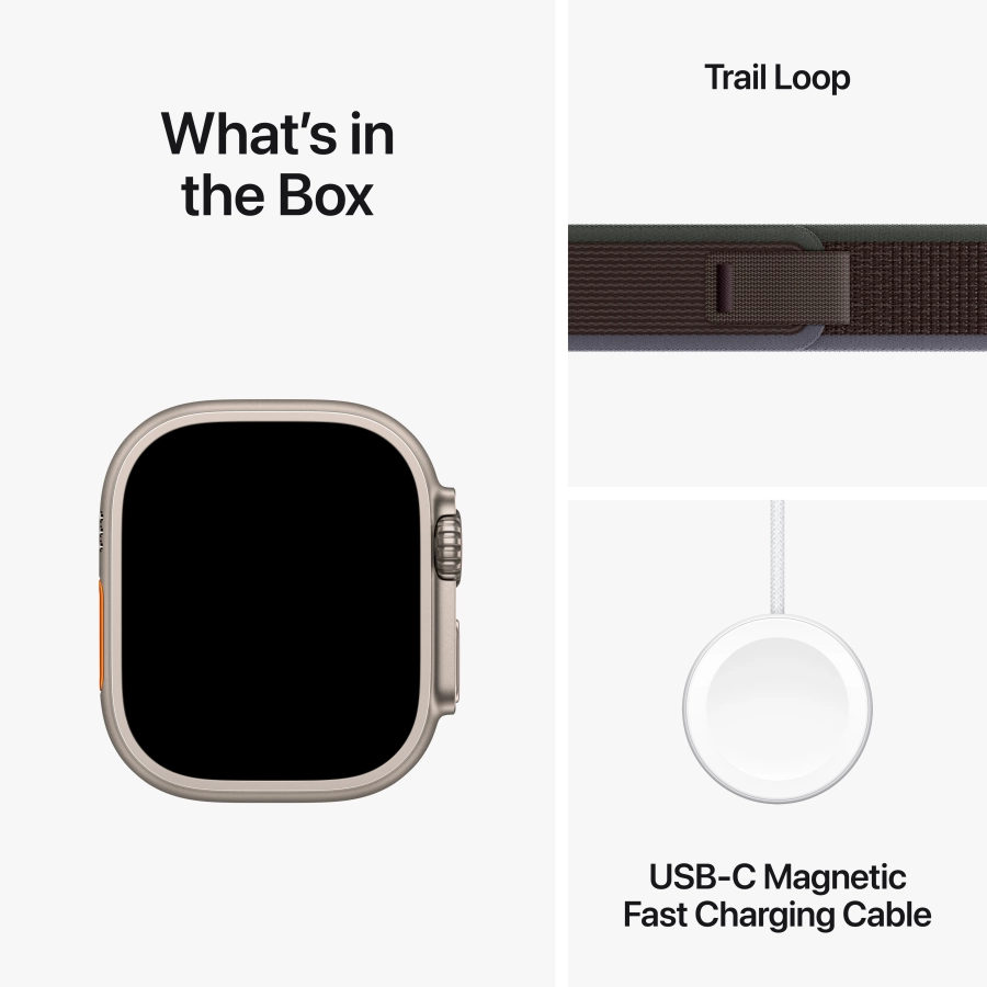 Apple Watch Ultra Series 2 GPS + Cellular, 49мм, , Blue/Black Trail Loop, M/L