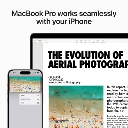 MacBook Pro 14.2" Apple M3 Max (14C CPU/30C GPU), 36 ГБ, 1 ТБ, Серебристый