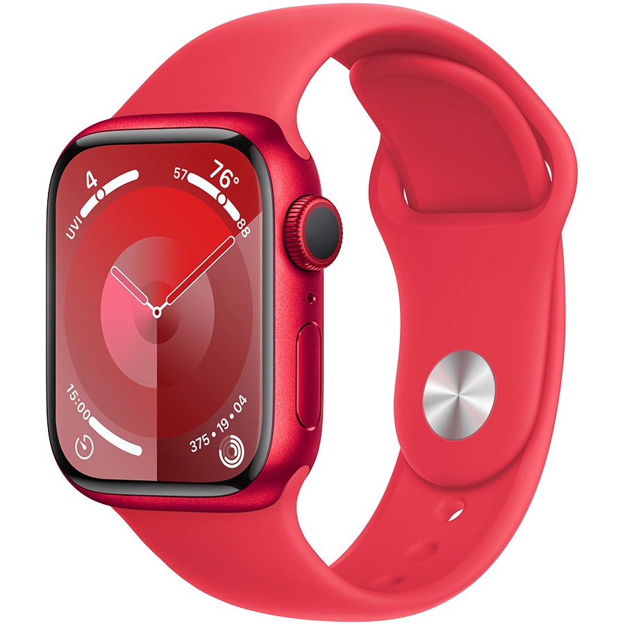 Apple Watch Series 9 GPS, 41mm, (PRODUCT)RED, (PRODUCT)RED Sport Band, M/L