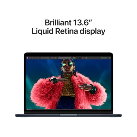 MacBook Air 13.6" Apple M3 (8C CPU/8C GPU), 8 GB, 256 GB, Midnight
