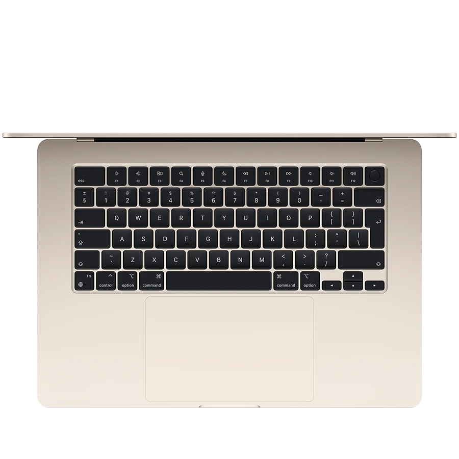 MacBook Air 15.3" Apple M3 (8C CPU/10C GPU), 8 GB, 256 GB, Starlight