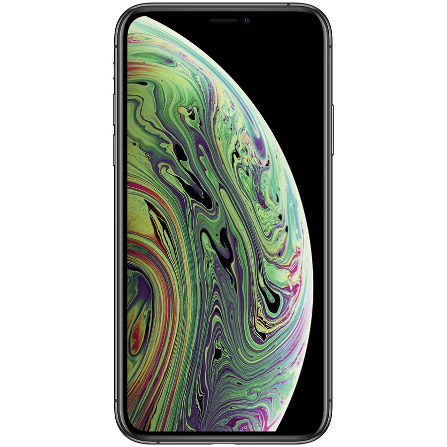 Мобільний телефон Apple iPhone Xs 64GB Space Gray (5.8-inch, Super Retina HD display, all-screen OLED Multi-Touch display, HDR display, 2436-by-1125-pixel resolution at 458 ppi, 3D Touch, IP68, A12 Bionic chip, 12MP/7M Б\В