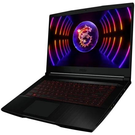 MSI Thin GF63 15" 1920x1080, Intel Core i7 12650H, Nvidia GeForce RTX 4060, 32 GB / 1 TB SSD, Black